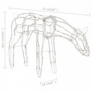 vidaXL 3 részes karácsonyi rénszarvas díszvilágítás 229 LED-del