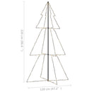 vidaXL 300 LED-es beltéri/kültéri kúp alakú karácsonyfa 120 x 220 cm