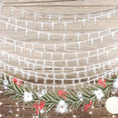 vidaXL gömb alakú 8 funkciós hideg fehér tündérfényfüzér 200 LED 20 m