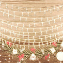 vidaXL gömb alakú 8 funkciós meleg fehér tündérfényfüzér 400 LED 40 m