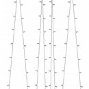 vidaXL 2 db 2x200 LED-es kék bel-/kültéri napelemes fényfüzér