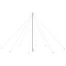 vidaXL színes LED karácsonyfa beltéri kültéri 800 LED 5 m