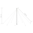 vidaXL színes LED karácsonyfa beltéri kültéri 800 LED 5 m