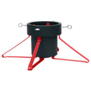 vidaXL zöld és piros karácsonyfatalp 46 x 46 x 19 cm