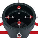 vidaXL zöld és piros karácsonyfatalp 46 x 46 x 19 cm