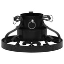 vidaXL fekete karácsonyfatalp 29 x 29 x 15,5 cm