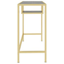 vidaXL fekete márvány edzett üveg számítógépasztal 100 x 36 x 74 cm