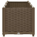 vidaXL polipropilén magaságyás 120 x 40 x 38 cm