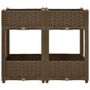 vidaXL polipropilén magaságyás 80 x 40 x 71 cm