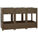 vidaXL polipropilén magaságyás 120 x 40 x 71 cm