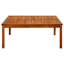 vidaXL tömör akácfa kerti dohányzóasztal 110 x 110 x 45 cm