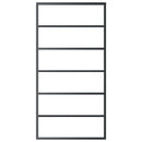 vidaXL ESG üveg és alumínium tolóajtó fémszerelvény-szettel 102x205 cm