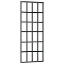 vidaXL ESG üveg és alumínium tolóajtó fémszerelvény-szettel 76x205 cm