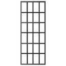 vidaXL ESG üveg és alumínium tolóajtó fémszerelvény-szettel 76x205 cm