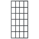 vidaXL ESG üveg és alumínium tolóajtó fémszerelvény-szettel 90x205 cm