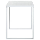 vidaXL fehér forgácslap számítógépasztal 110 x 60 x 73 cm