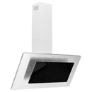 vidaXL ezüst rozsdamentes acél és edzett üveg fali páraelszívó 90 cm