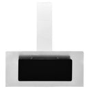 vidaXL ezüst rozsdamentes acél és edzett üveg fali páraelszívó 90 cm