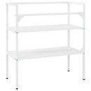 vidaXL fehér vas fürdőszobai mosdókagylókeret 79 x 38 x 83 cm