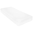 vidaXL szürke tömör fenyőfa dívány matraccal 90 x 200 cm
