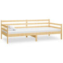 vidaXL tömör fenyőfa dívány matraccal 90 x 200 cm
