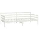 vidaXL fehér tömör fenyőfa dívány fiókokkal 90 x 200 cm