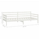 vidaXL fehér tömör fenyőfa dívány fiókokkal 90 x 200 cm