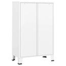 vidaXL fehér acél ipari stílusú ruhásszekrény 67 x 35 x 107 cm