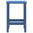 vidaXL vízkék HDPE kerti Adirondack asztal 38 x 38 x 46 cm