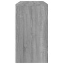 vidaXL szürke sonoma faanyag fiókos/rekeszes íróasztal 100x40x73 cm