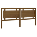 vidaXL mézbarna tömör fenyőfa ágyfejtámla 205,5x4x100 cm