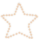 vidaXL karácsonyi csillag 48 meleg fehér LED-del 56 cm