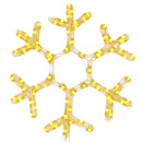 vidaXL karácsonyi hópehely 72 meleg fehér LED-del 38 x 37 cm