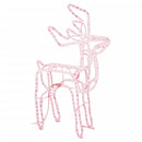 vidaXL meleg fehér karácsonyi rénszarvas figura 76 x 42 x 87 cm