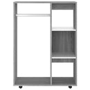 vidaXL szürke sonoma színű szerelt fa ruhásszekrény 80 x 40 x 110 cm