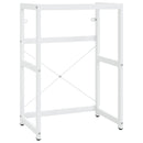 vidaXL fehér vas fürdőszobai mosdókagylóváz beépített mosdóval