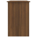 vidaXL barna tölgy színű szerelt fa íróasztal 100 x 50 x 76 cm