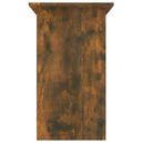 vidaXL füstös tölgy színű szerelt fa íróasztal 80 x 45 x 74 cm