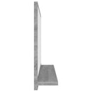vidaXL szürke sonoma színű szerelt fa fürdőszobatükör 40x10,5x37 cm
