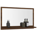 vidaXL barna tölgy színű szerelt fa fürdőszobatükör 60x10,5x37 cm