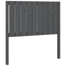 vidaXL szürke tömör fenyőfa ágyfejtámla 95,5 x 4 x 100 cm