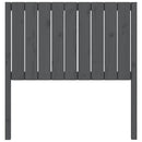 vidaXL szürke tömör fenyőfa ágyfejtámla 95,5 x 4 x 100 cm