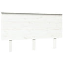 vidaXL fehér tömör fenyőfa ágyfejtámla 139x6x82,5 cm