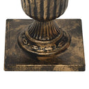 vidaXL zöld PVC kivilágított kacskaringós karácsonyfa kaspóval 120 cm