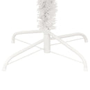 vidaXL fehér PVC kivilágított állványos kacskaringós karácsonyfa 150cm