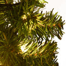 vidaXL 6 db PVC karácsonyi kültéri díszfa meleg fehér LED-ekkel 45 cm