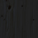 vidaXL Small Single fekete tömör fa ágykeret 75 x 190 cm