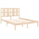 vidaXL tömör fenyőfa ágy matrac nélkül 140 x 190 cm