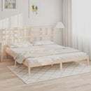 vidaXL tömör fa ágykeret matrac nélkül 200 x 200 cm