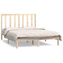 vidaXL tömör fenyőfa ágy matrac nélkül 135 x 190 cm